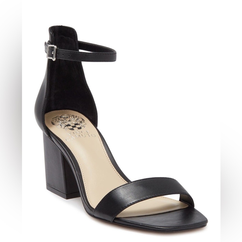 Vince Camuto Margry Ankle Strap Block Heel Sandal